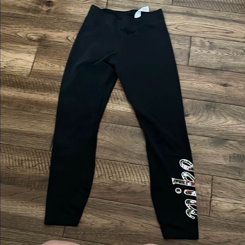 Nike Black Leggings Athletic Stretchy Design